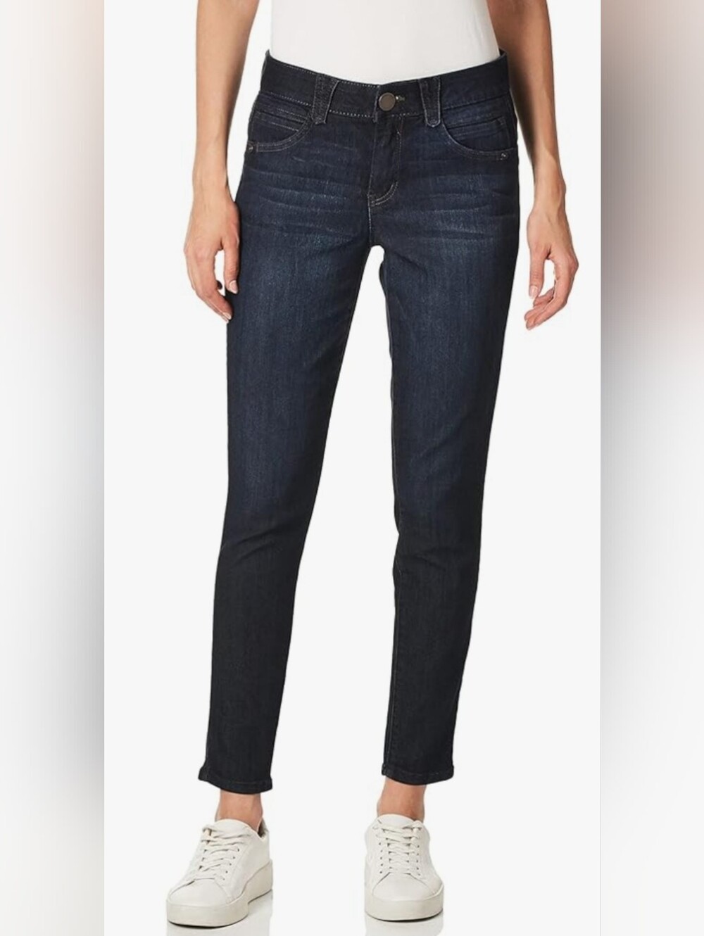 Democracy Women's Petite Size 8PAb Solution Ankle Straight Leg Jean